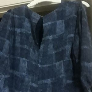 BLUE ABOVE KNEE DRESS